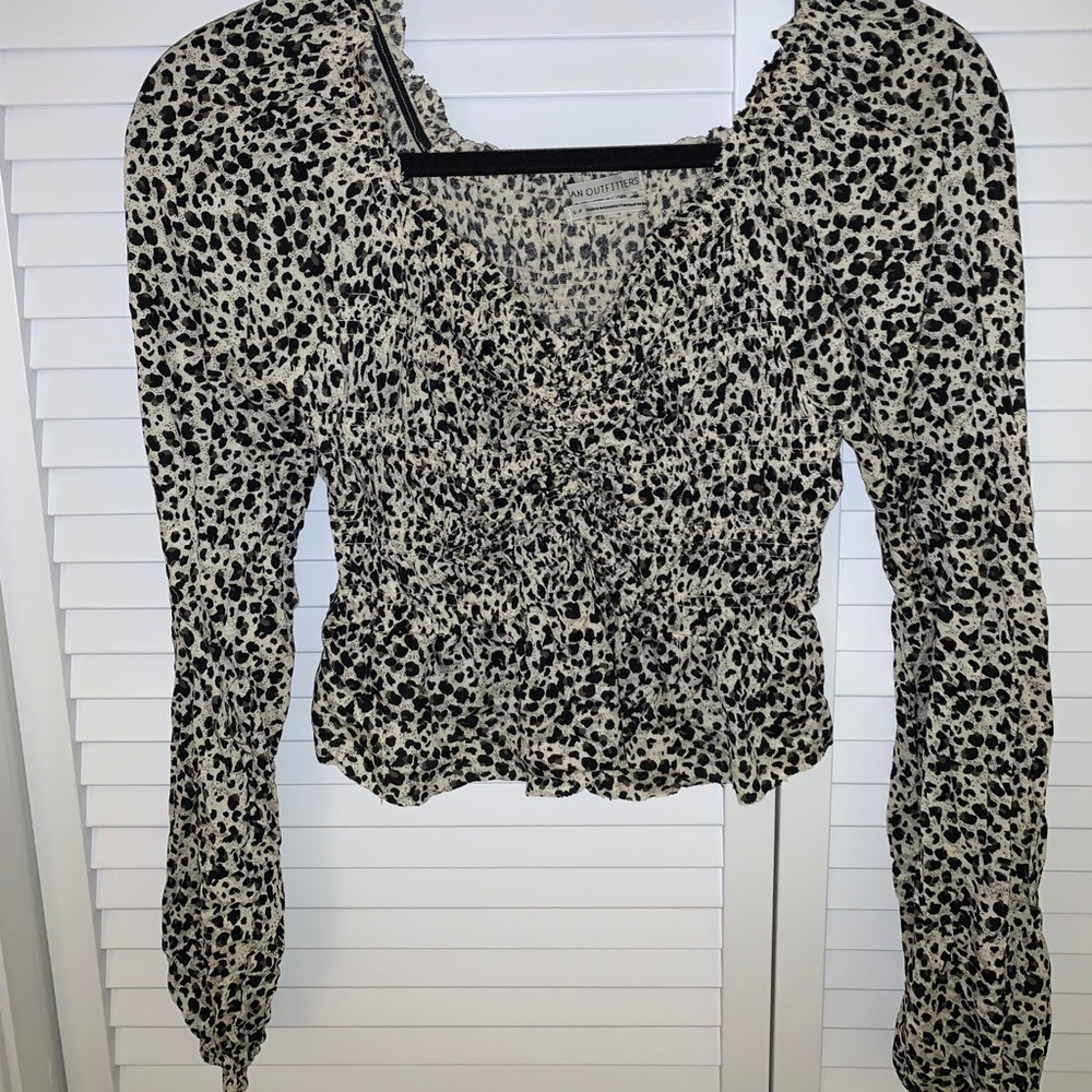 Urban Outfitter Cheetah Long Sleeve Top
